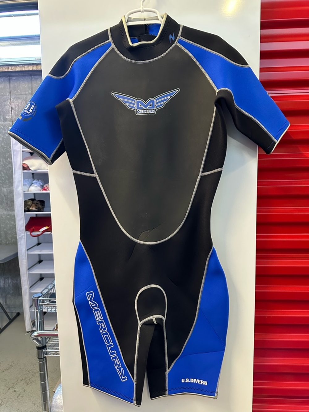 Mercury Shorty Wetsuit - Black & Blue